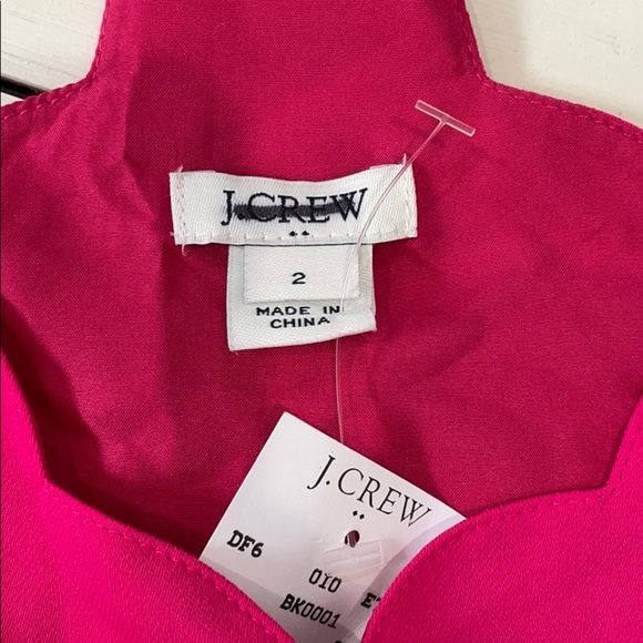 NWT J. Crew Pink Tank Top size 2 - Picture 3 of 5